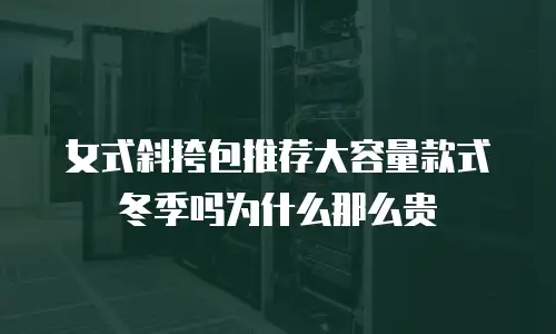 女式斜挎包推荐大容量款式冬季吗为什么那么贵