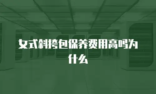 女式斜挎包保养费用高吗为什么