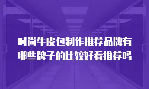 时尚牛皮包制作推荐品牌有哪些牌子的比较好看推荐吗