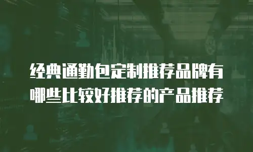 经典通勤包定制推荐品牌有哪些比较好推荐的产品推荐