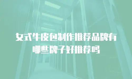 女式牛皮包制作推荐品牌有哪些牌子好推荐吗