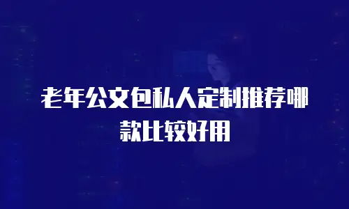 老年公文包私人定制推荐哪款比较好用