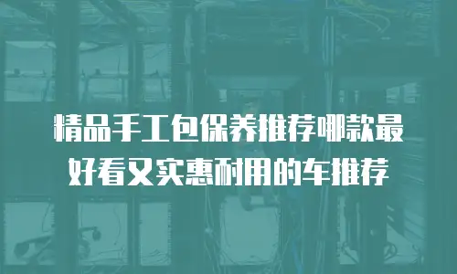 精品手工包保养推荐哪款最好看又实惠耐用的车推荐
