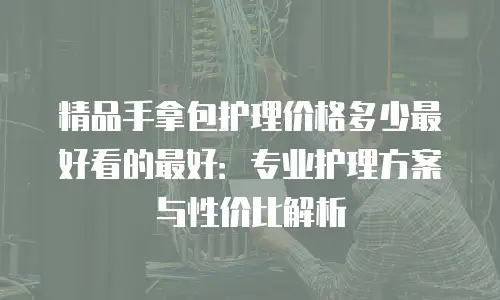 精品手拿包护理价格多少最好看的最好：专业护理方案与性价比解析
