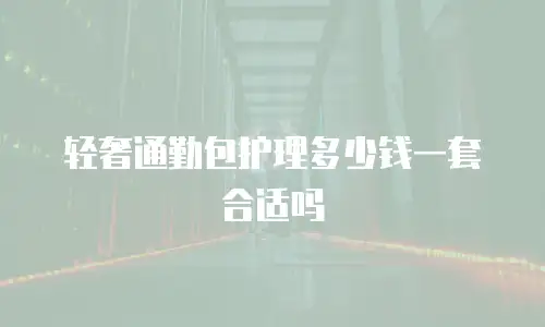 轻奢通勤包护理多少钱一套合适吗