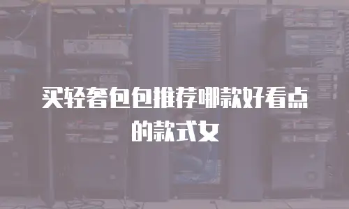 买轻奢包包推荐哪款好看点的款式女