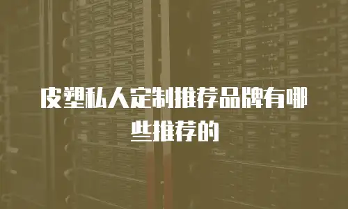皮塑私人定制推荐品牌有哪些推荐的