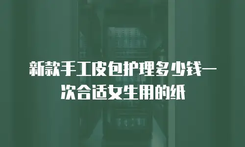 新款手工皮包护理多少钱一次合适女生用的纸