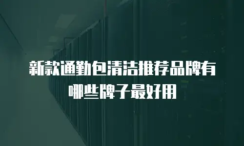 新款通勤包清洁推荐品牌有哪些牌子最好用