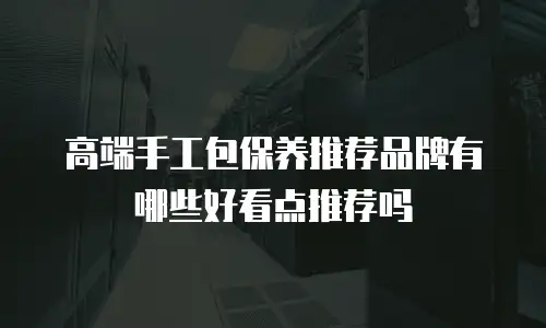 高端手工包保养推荐品牌有哪些好看点推荐吗