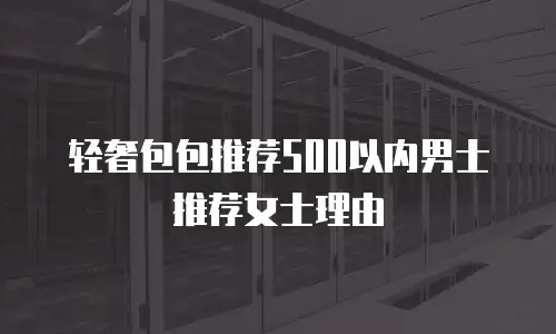 轻奢包包推荐500以内男士推荐女士理由