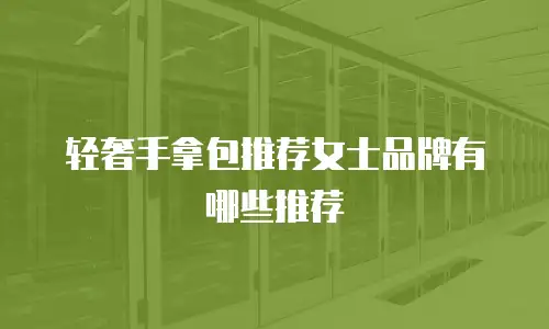 轻奢手拿包推荐女士品牌有哪些推荐