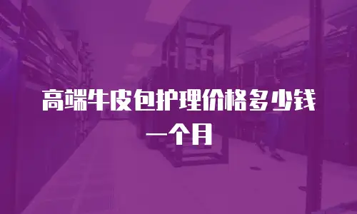 高端牛皮包护理价格多少钱一个月