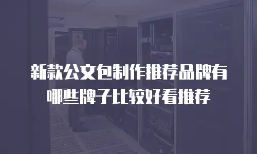 新款公文包制作推荐品牌有哪些牌子比较好看推荐