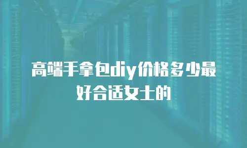 高端手拿包diy价格多少最好合适女士的