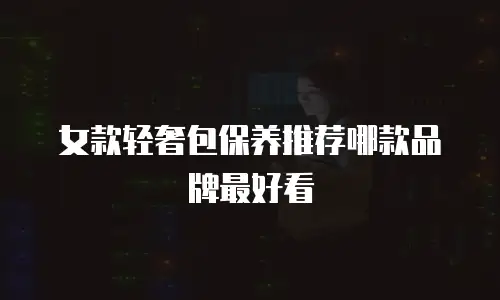 女款轻奢包保养推荐哪款品牌最好看