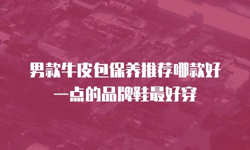 男款牛皮包保养推荐哪款好一点的品牌鞋最好穿