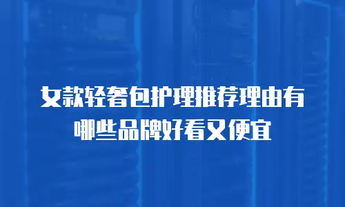 女款轻奢包护理推荐理由有哪些品牌好看又便宜