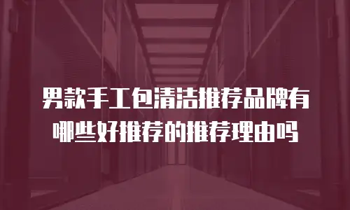 男款手工包清洁推荐品牌有哪些好推荐的推荐理由吗