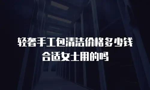 轻奢手工包清洁价格多少钱合适女士用的吗