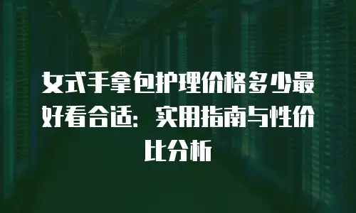 女式手拿包护理价格多少最好看合适：实用指南与性价比分析