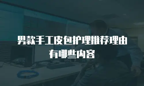 男款手工皮包护理推荐理由有哪些内容
