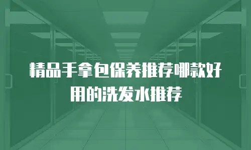 精品手拿包保养推荐哪款好用的洗发水推荐