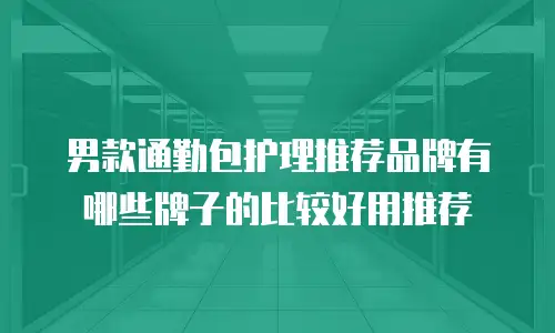 男款通勤包护理推荐品牌有哪些牌子的比较好用推荐