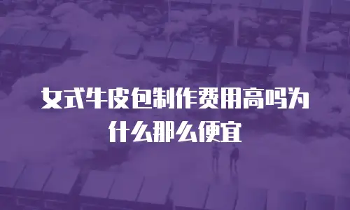 女式牛皮包制作费用高吗为什么那么便宜