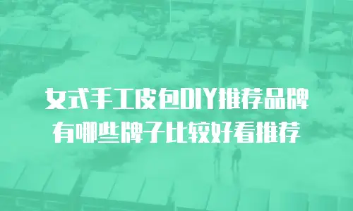 女式手工皮包DIY推荐品牌有哪些牌子比较好看推荐