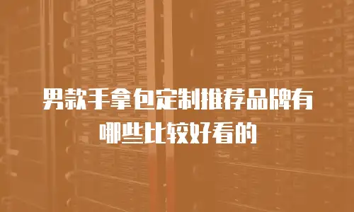 男款手拿包定制推荐品牌有哪些比较好看的