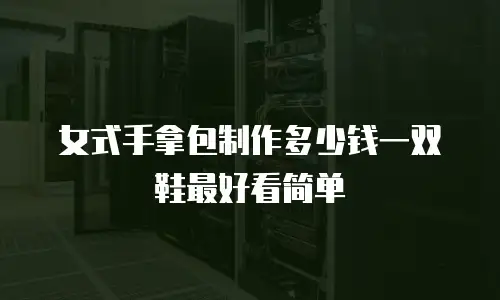 女式手拿包制作多少钱一双鞋最好看简单