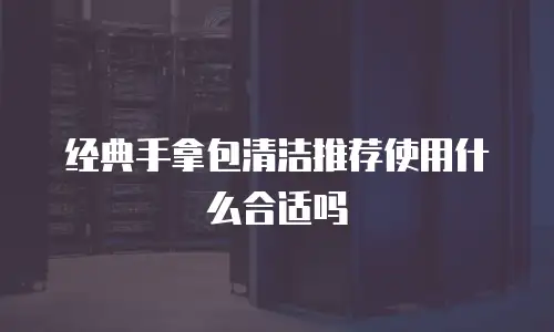 经典手拿包清洁推荐使用什么合适吗