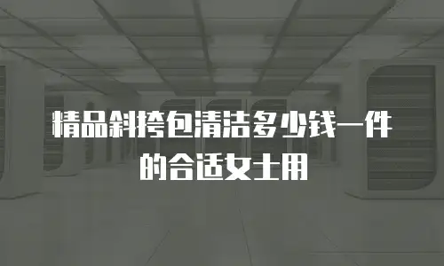 精品斜挎包清洁多少钱一件的合适女士用