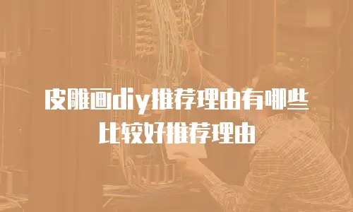 皮雕画diy推荐理由有哪些比较好推荐理由