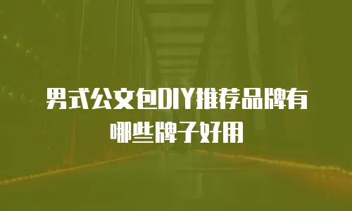 男式公文包DIY推荐品牌有哪些牌子好用