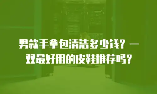 男款手拿包清洁多少钱？一双最好用的皮鞋推荐吗？