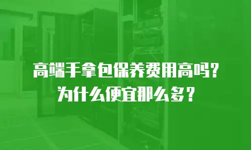 高端手拿包保养费用高吗？为什么便宜那么多？