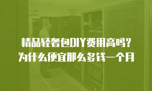 精品轻奢包DIY费用高吗？为什么便宜那么多钱一个月