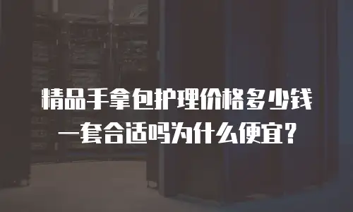 精品手拿包护理价格多少钱一套合适吗为什么便宜？