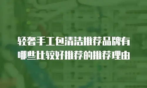 轻奢手工包清洁推荐品牌有哪些比较好推荐的推荐理由