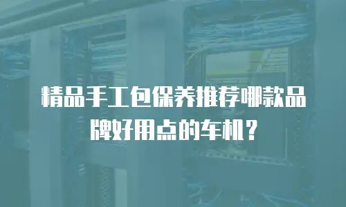 精品手工包保养推荐哪款品牌好用点的车机？
