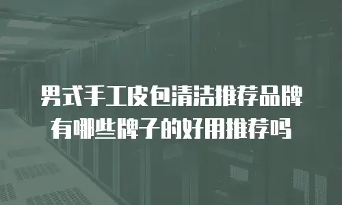 男式手工皮包清洁推荐品牌有哪些牌子的好用推荐吗