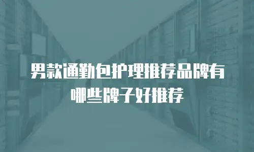 男款通勤包护理推荐品牌有哪些牌子好推荐