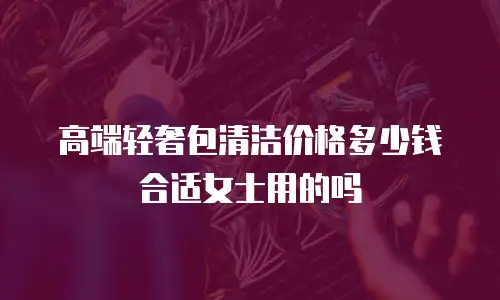 高端轻奢包清洁价格多少钱合适女士用的吗