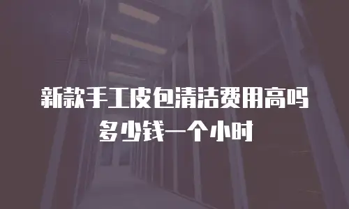 新款手工皮包清洁费用高吗多少钱一个小时