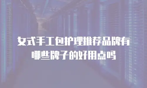 女式手工包护理推荐品牌有哪些牌子的好用点吗