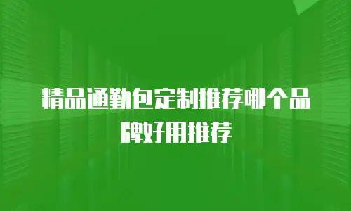 精品通勤包定制推荐哪个品牌好用推荐