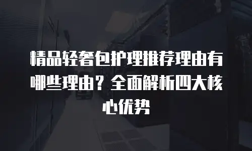 精品轻奢包护理推荐理由有哪些理由？全面解析四大核心优势
