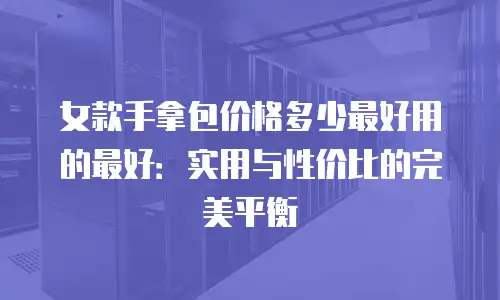 女款手拿包价格多少最好用的最好：实用与性价比的完美平衡